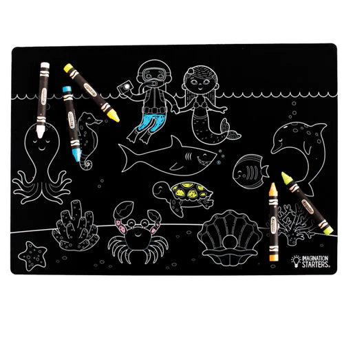 Imagination Starters Chalkboard Placemat: Sea