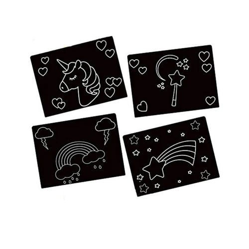 Imagination Starters Chalkboard Placemats: Unicorn Magic (Set of 4)