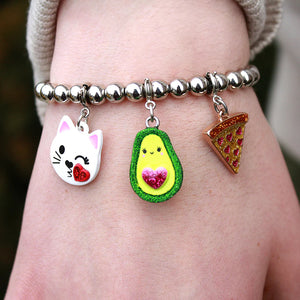 Charm It! Glitter Avocado Charm