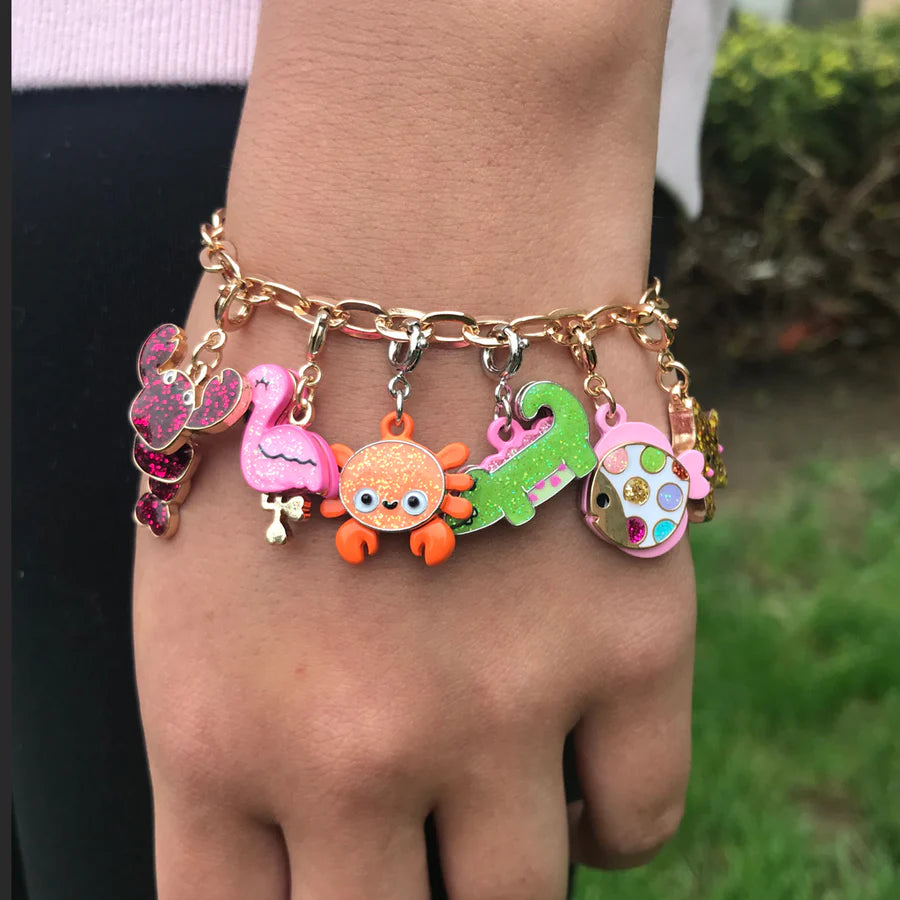 Charm It! Glitter Crab Charm