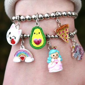 Charm It! Glitter Rainbow Charm