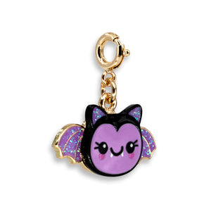 Charm It! Gold Glitter Bat Charm