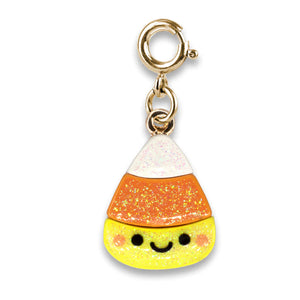 Charm It! Gold Glitter Candy Corn Charm