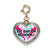 Charm It! Gold Glitter First Day of School Charm