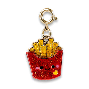 Charm It! Gold Glitter French Fries Charm