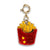 Charm It! Gold Glitter French Fries Charm