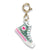 Charm It! Gold Glitter High Top Sneaker Charm