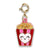 Charm It! Gold Glitter Popcorn Charm