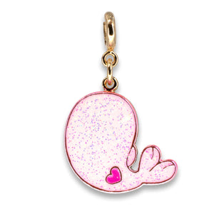 Charm It! Gold Glitter Seal Charm