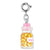 Charm It! Gold Wishes Bottle Charm