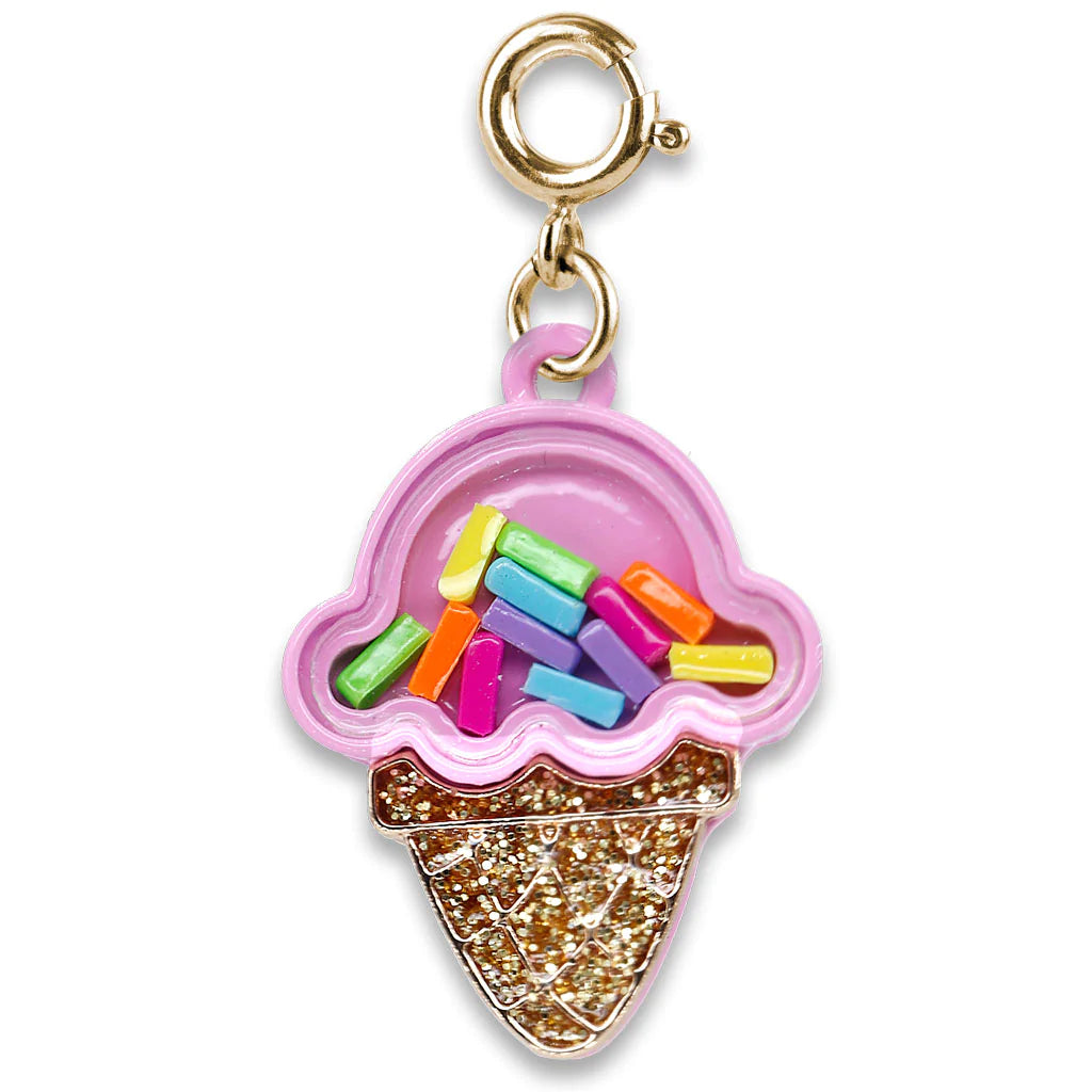 Charm It! Ice Cream Cone Shaker Charm