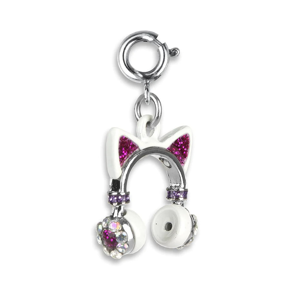 Charm It! Kitty Ears Headphones Charm