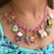 Charm It! Pink Chain Necklace