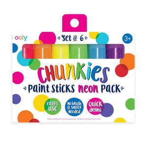 Ooly Chunkies Paint Sticks -- Neon