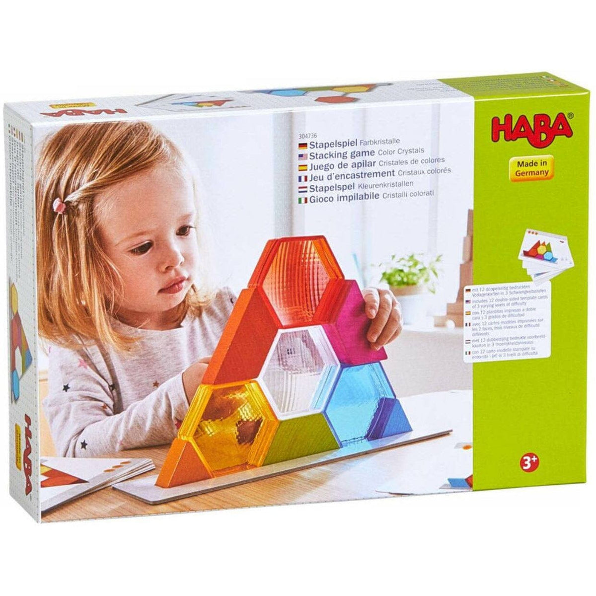 Color Crystals Stacking Game by Haba