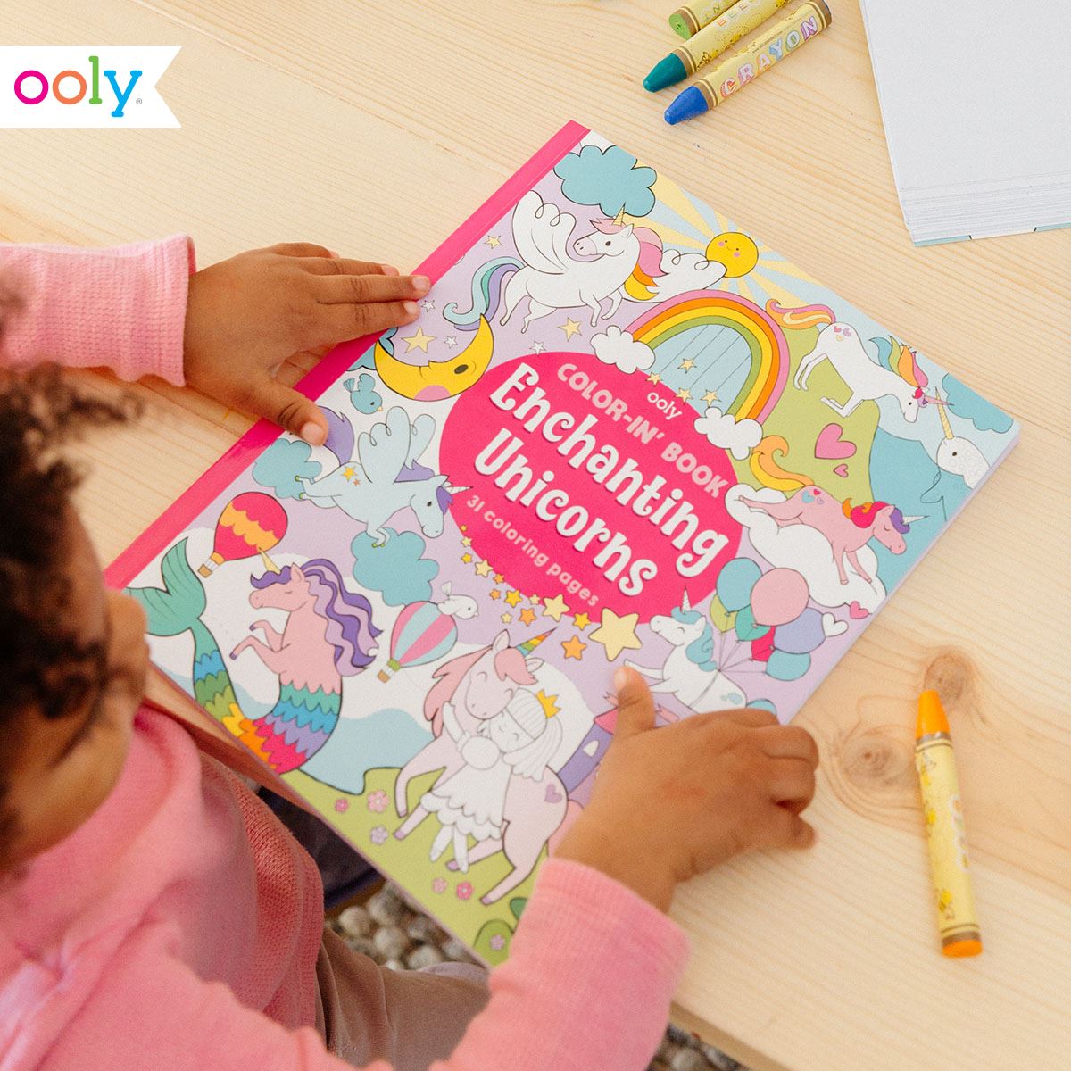 Ooly Color-in' Book: Enchanting Unicorns