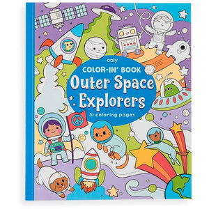 Ooly Color-in' Book: Outer Space Explorers