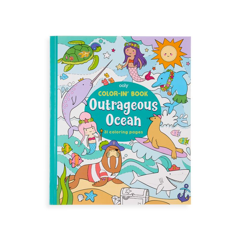 Ooly Color-in' Book: Outrageous Ocean