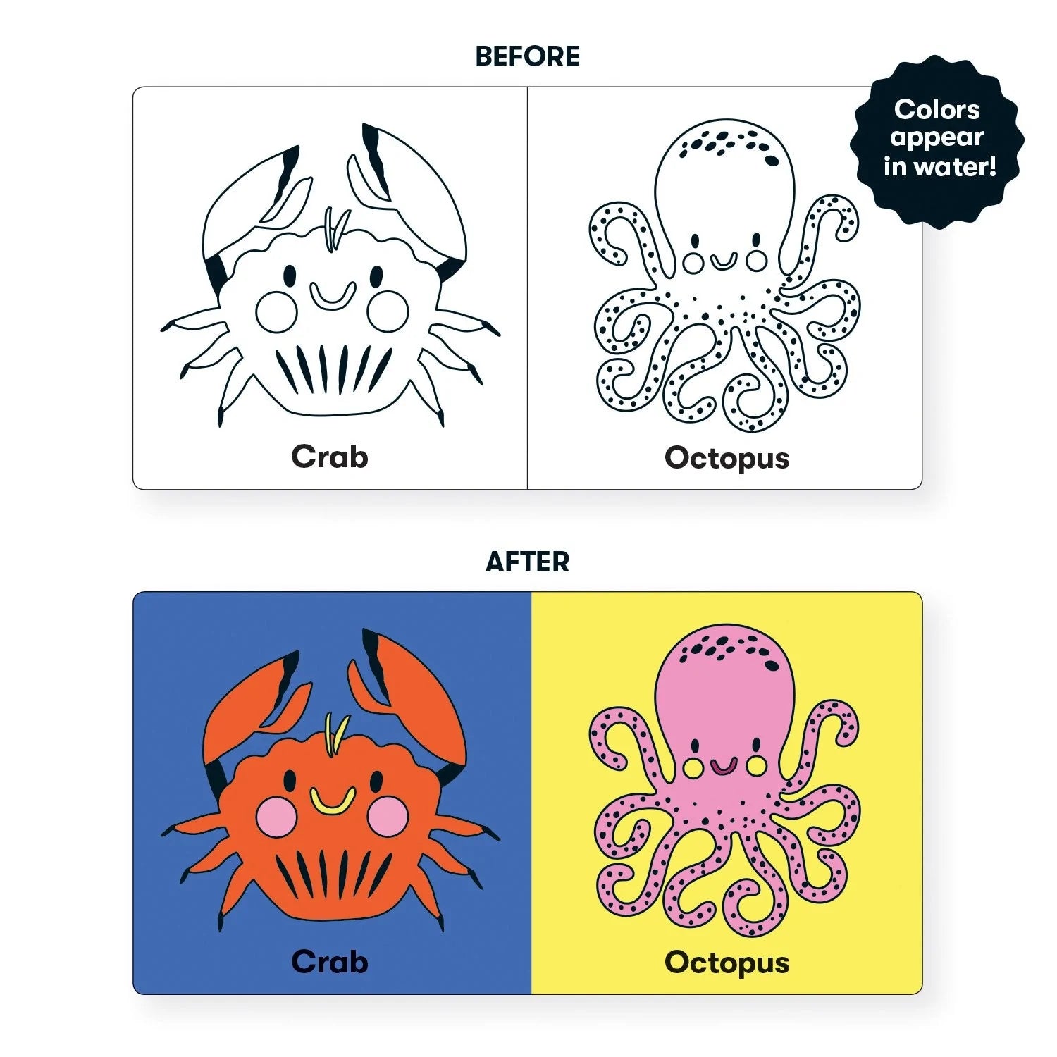 Color Magic Bath Book: Color the Ocean by Mudpuppy