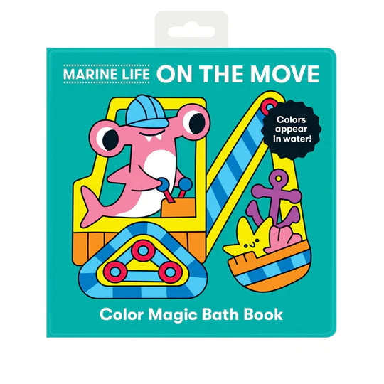 Color Magic Bath Book: Marine Life On The Move by Mudpuppy