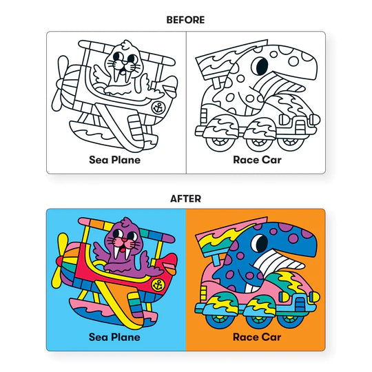 Color Magic Bath Book: Marine Life On The Move by Mudpuppy