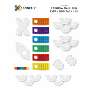 Connetix 66 Piece Ball Run Expansion Pack