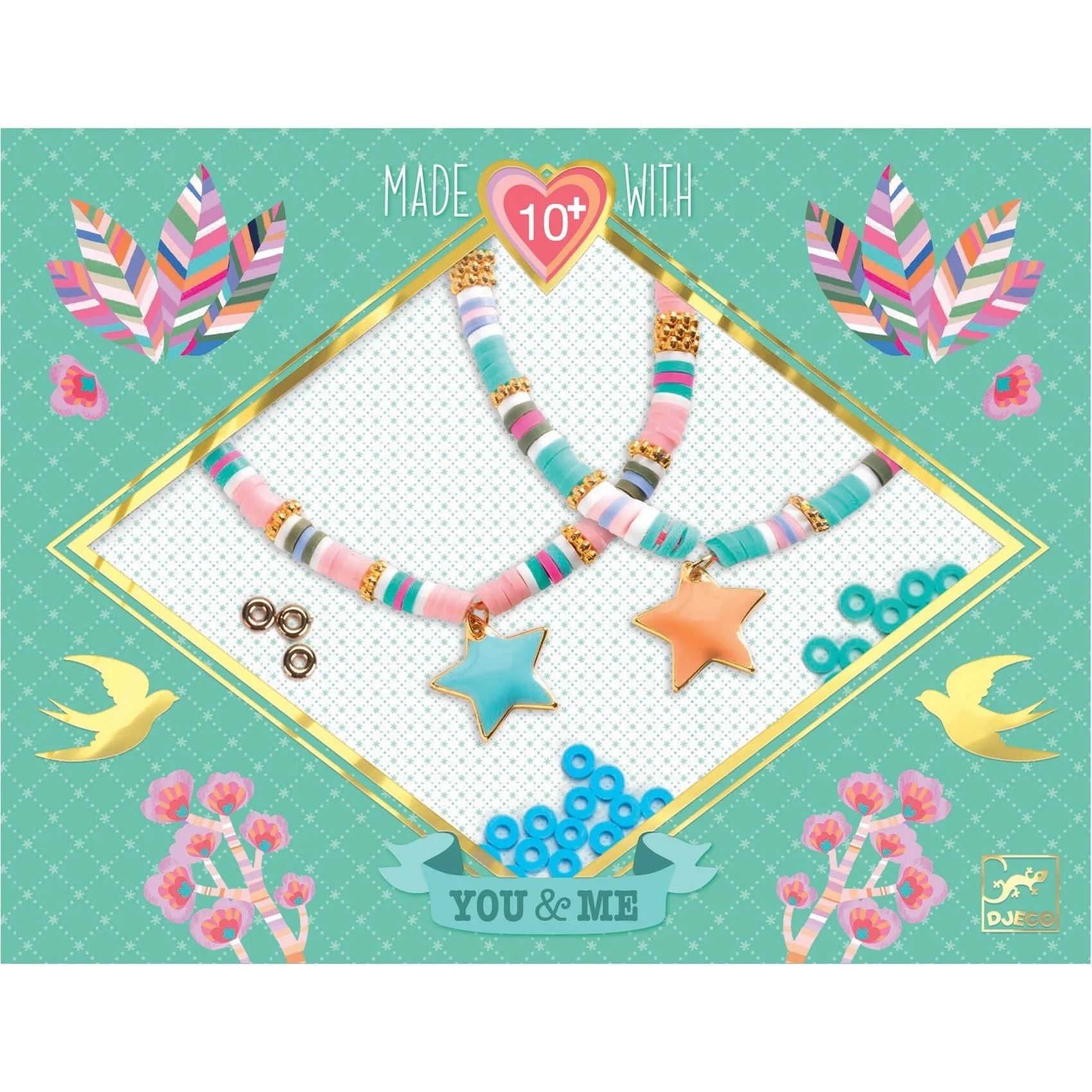 Djeco Beads & Jewelry -- Star Heishi