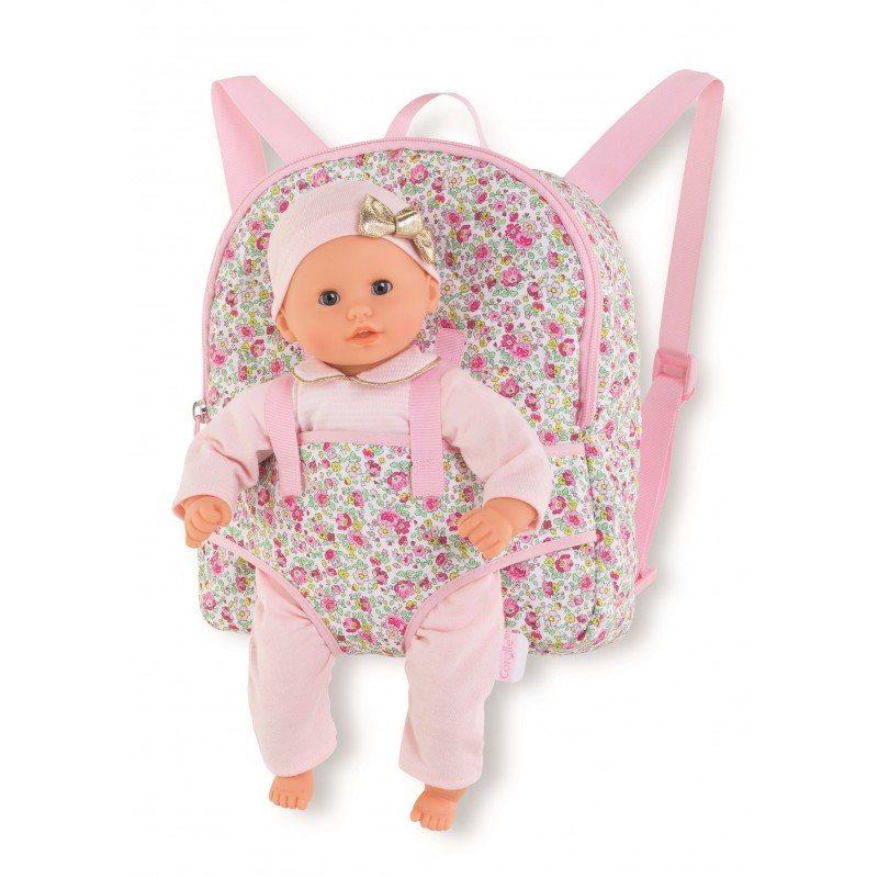 Corolle Baby Doll Carrier Backpack for 12" Baby