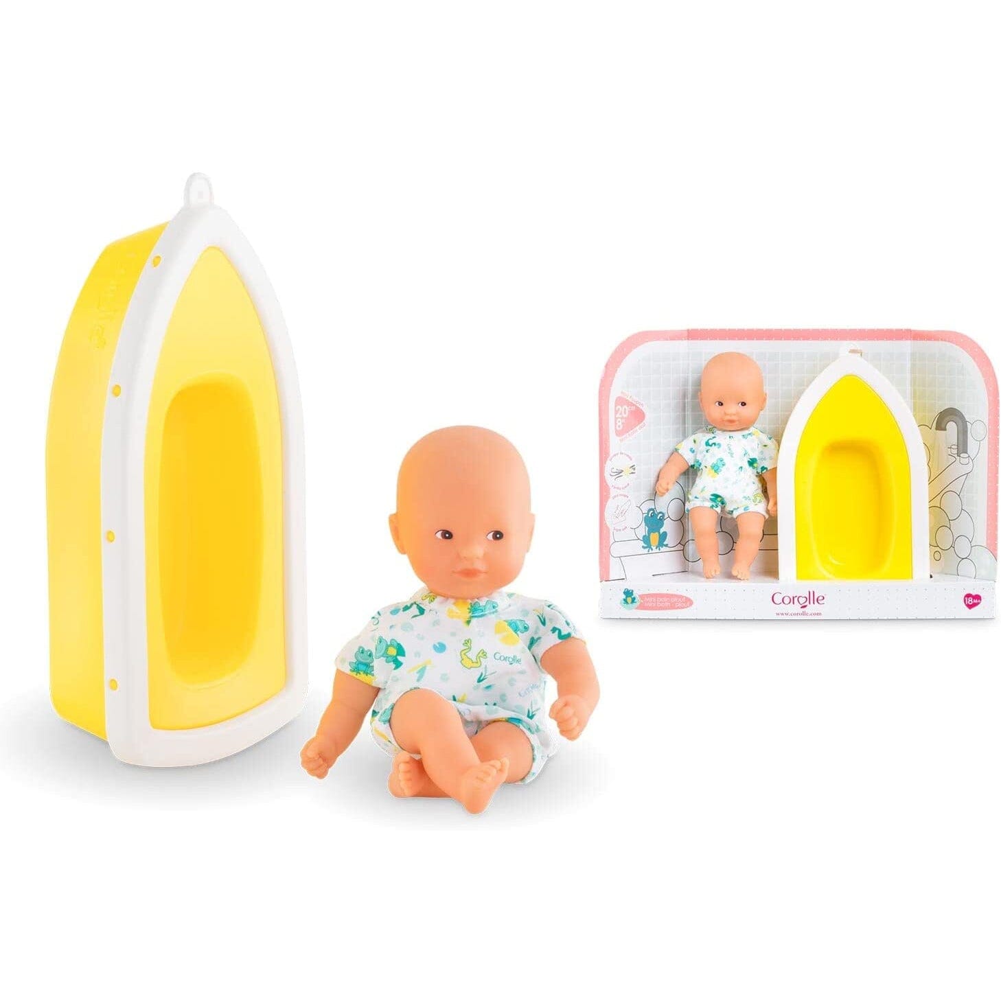 Corolle mini sales bath baby doll