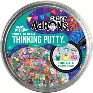 Crazy Aaron's Hide Inside!® Putty -- Party Animals