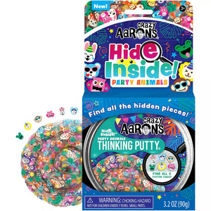 Crazy Aaron's Hide Inside!® Putty -- Party Animals