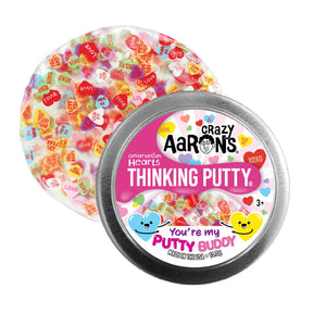 Crazy Aaron's Mini Putty -- Conversation Hearts Assortment