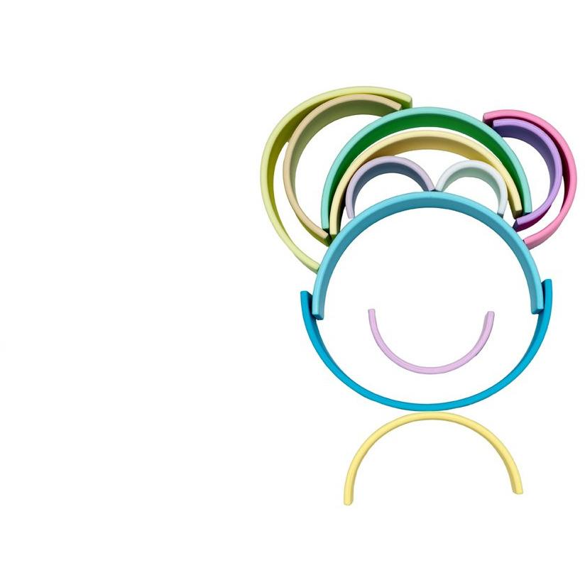 dëna Large Pastel Rainbow