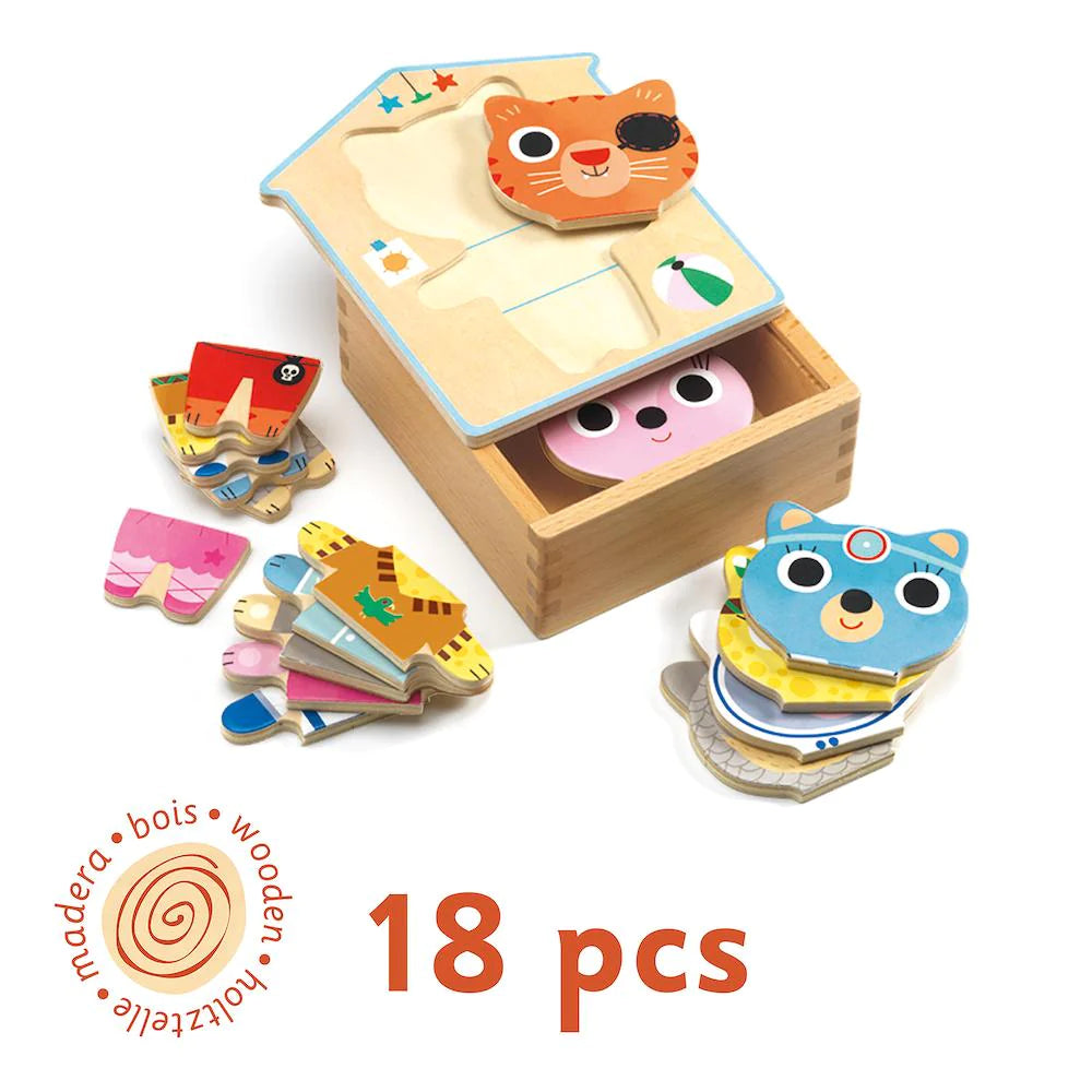 Djeco Activity Pack -- Dressup Mix