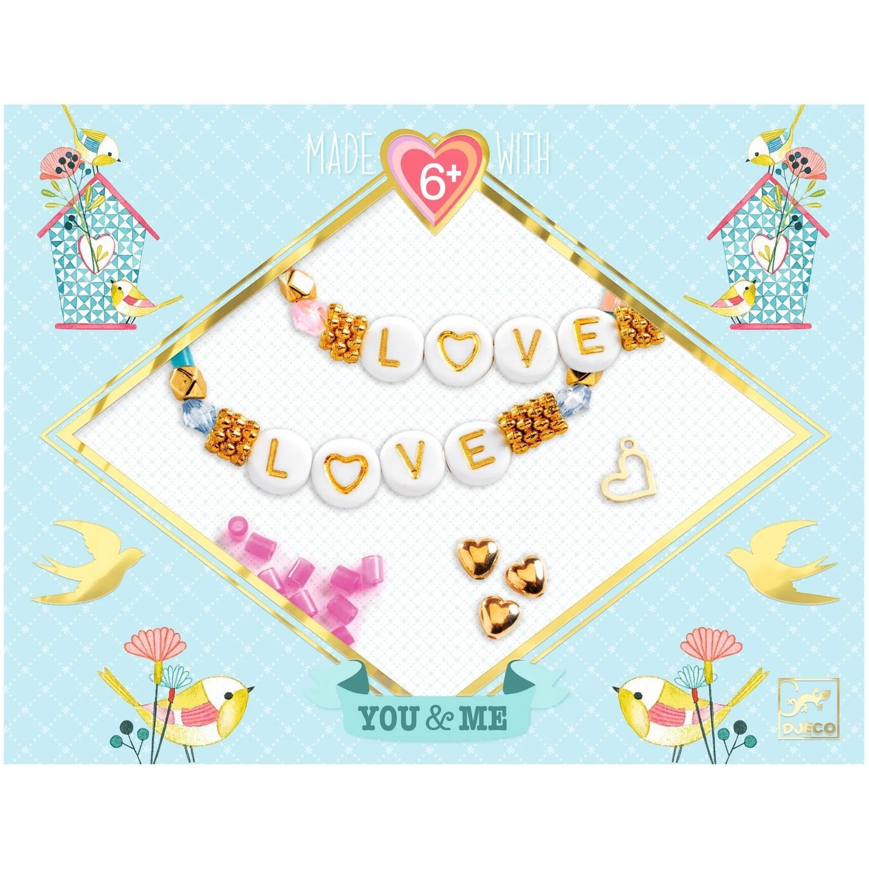 Djeco Beads & Jewelry -- Love Letters