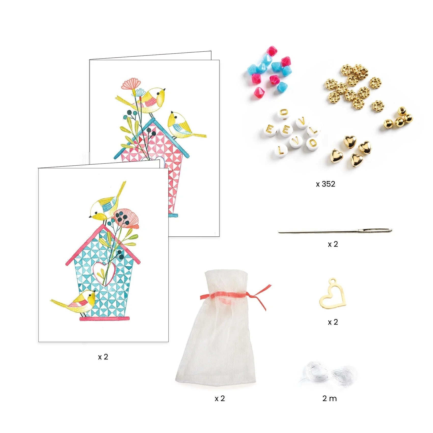 Djeco Beads & Jewelry -- Love Letters