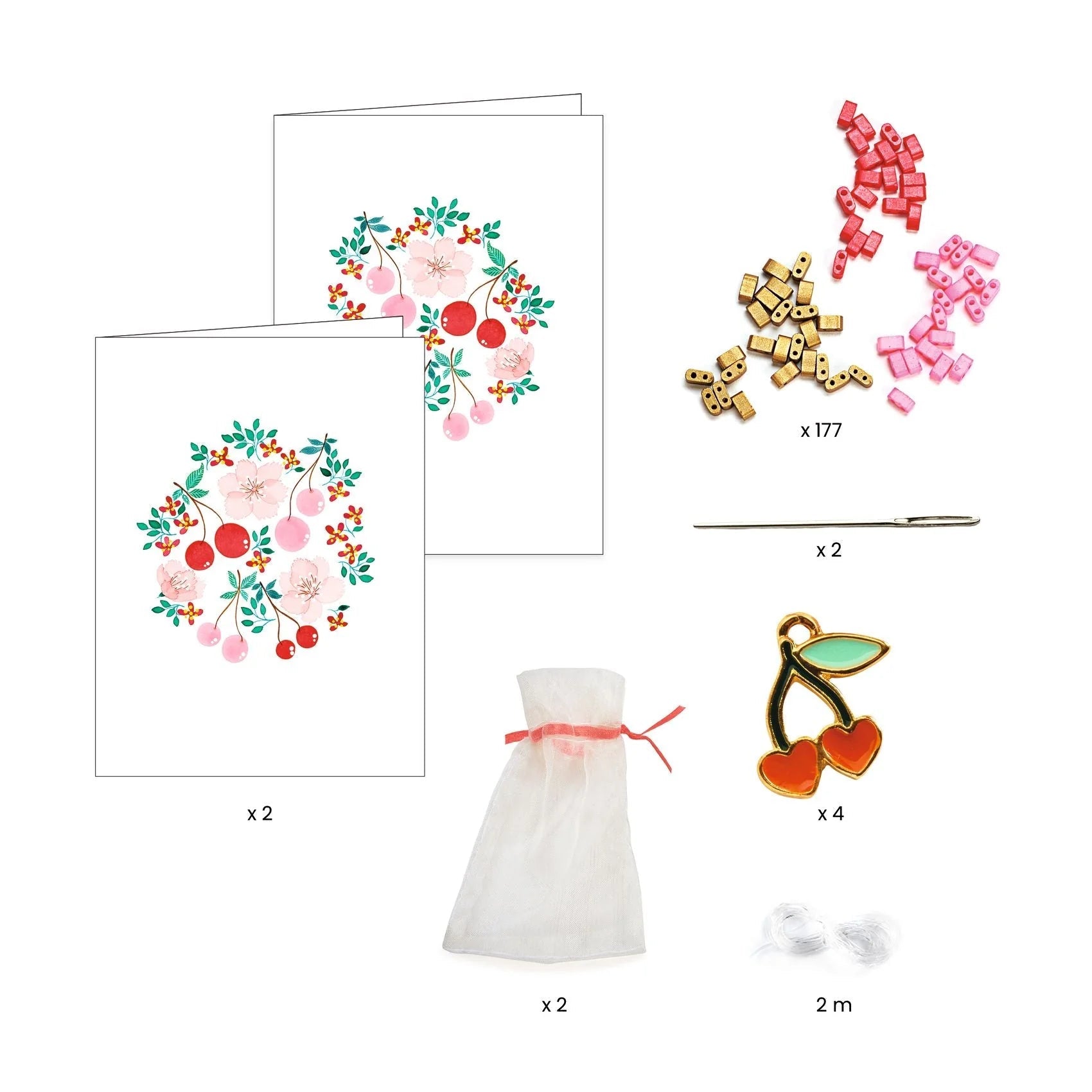 Djeco Beads & Jewelry -- Tila and Cherries