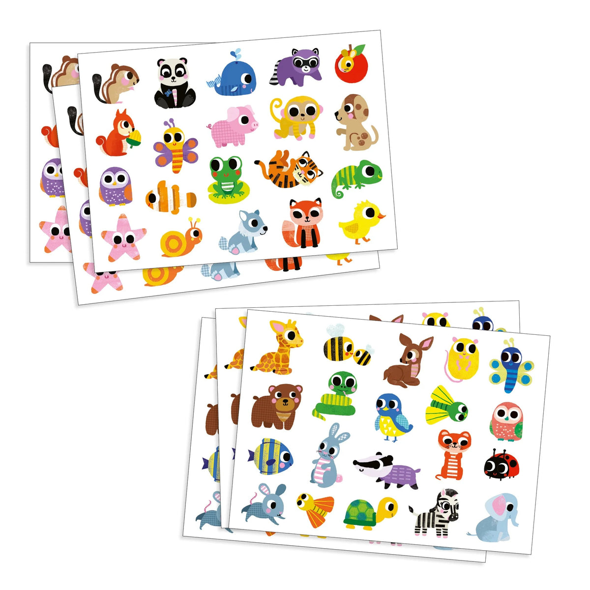 Djeco Big Stickers -- Baby Animals
