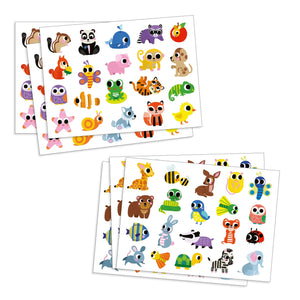 Djeco Big Stickers -- Baby Animals