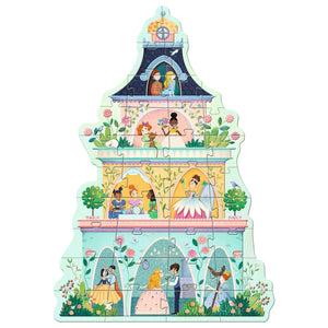 Djeco Giant Floor Puzzle -- Princess Tower, 36 pieces