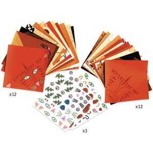 DJECO Origami Paper Craft Kit -- Animals