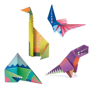 DJECO Origami Paper Craft Kit -- Dinosaurs