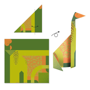 DJECO Origami Paper Craft Kit -- Dinosaurs