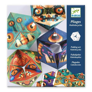 DJECO Origami Paper Craft Kit -- Flex-Monsters Kaleidocycles