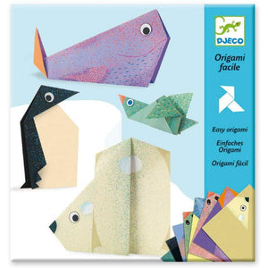 DJECO Origami Paper Craft Kit -- Polar Animals