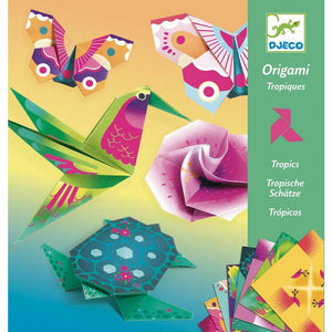 DJECO Origami Paper Craft Kit -- Tropics