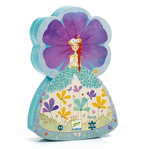 Djeco Silhouette Puzzle -- The Princess of Spring, 36 pieces