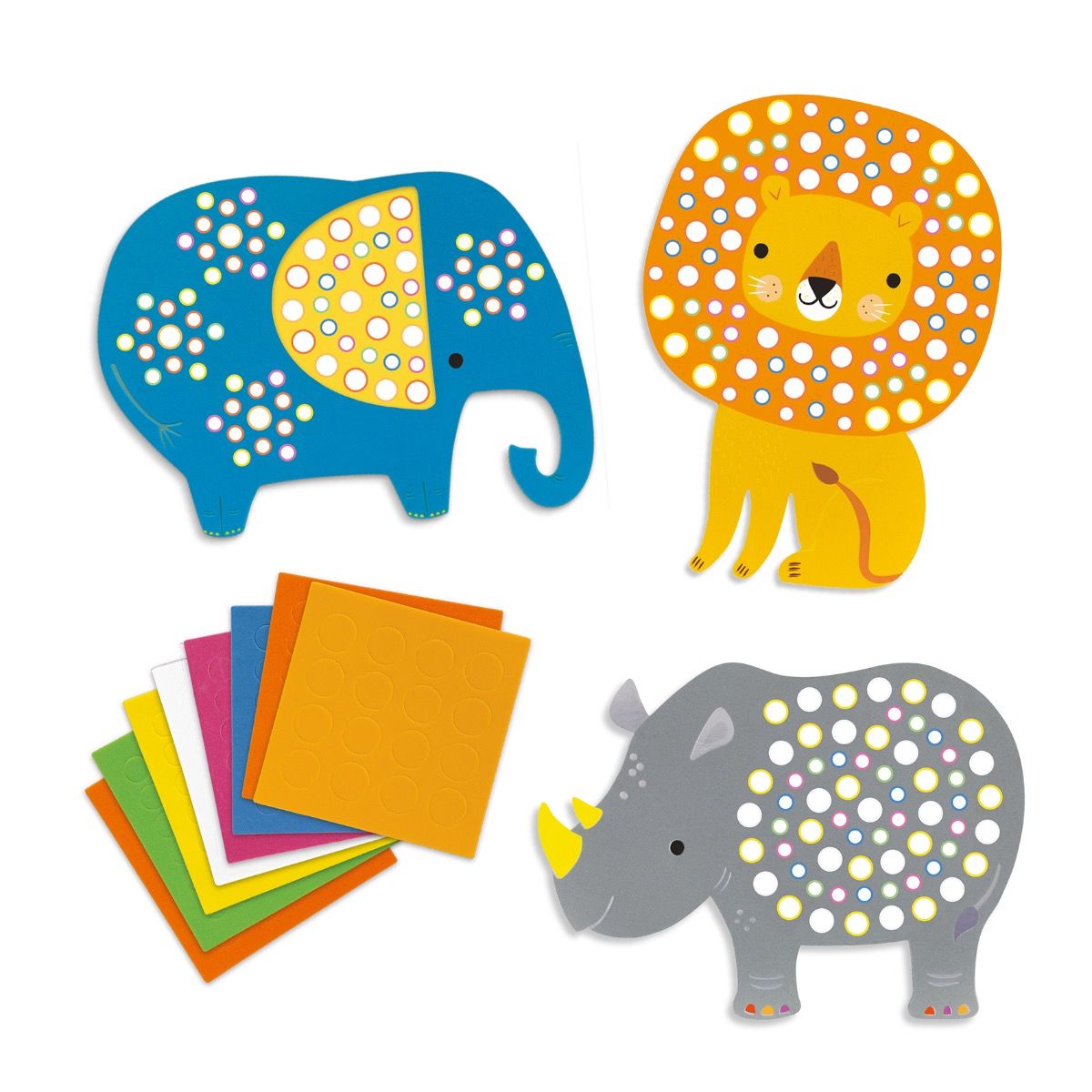 Djeco Soft Jungle Mosaics