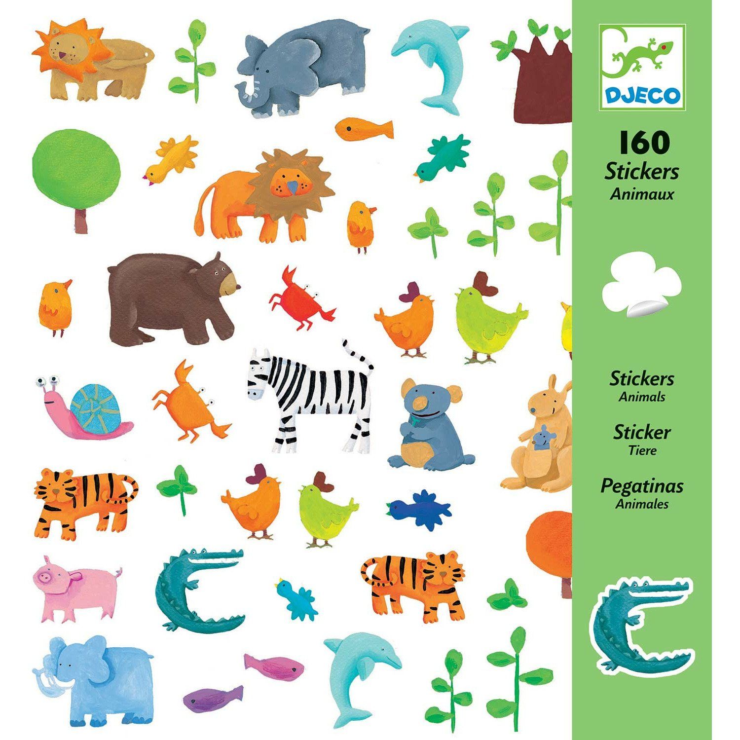 Djeco Stickers -- Animals