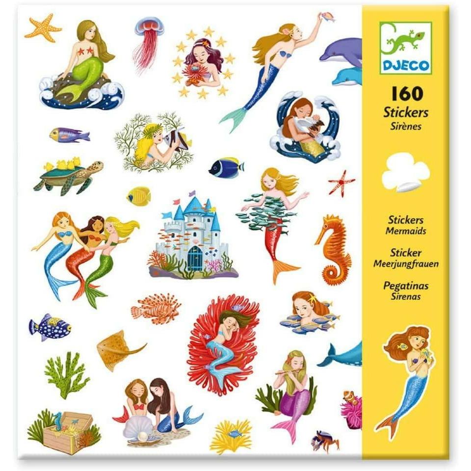 Djeco Stickers -- Mermaids